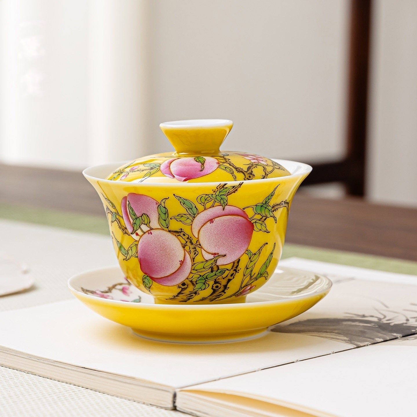 Wu Tao 130cc - Jing De Zhen Porcelain Gaiwan zycschina