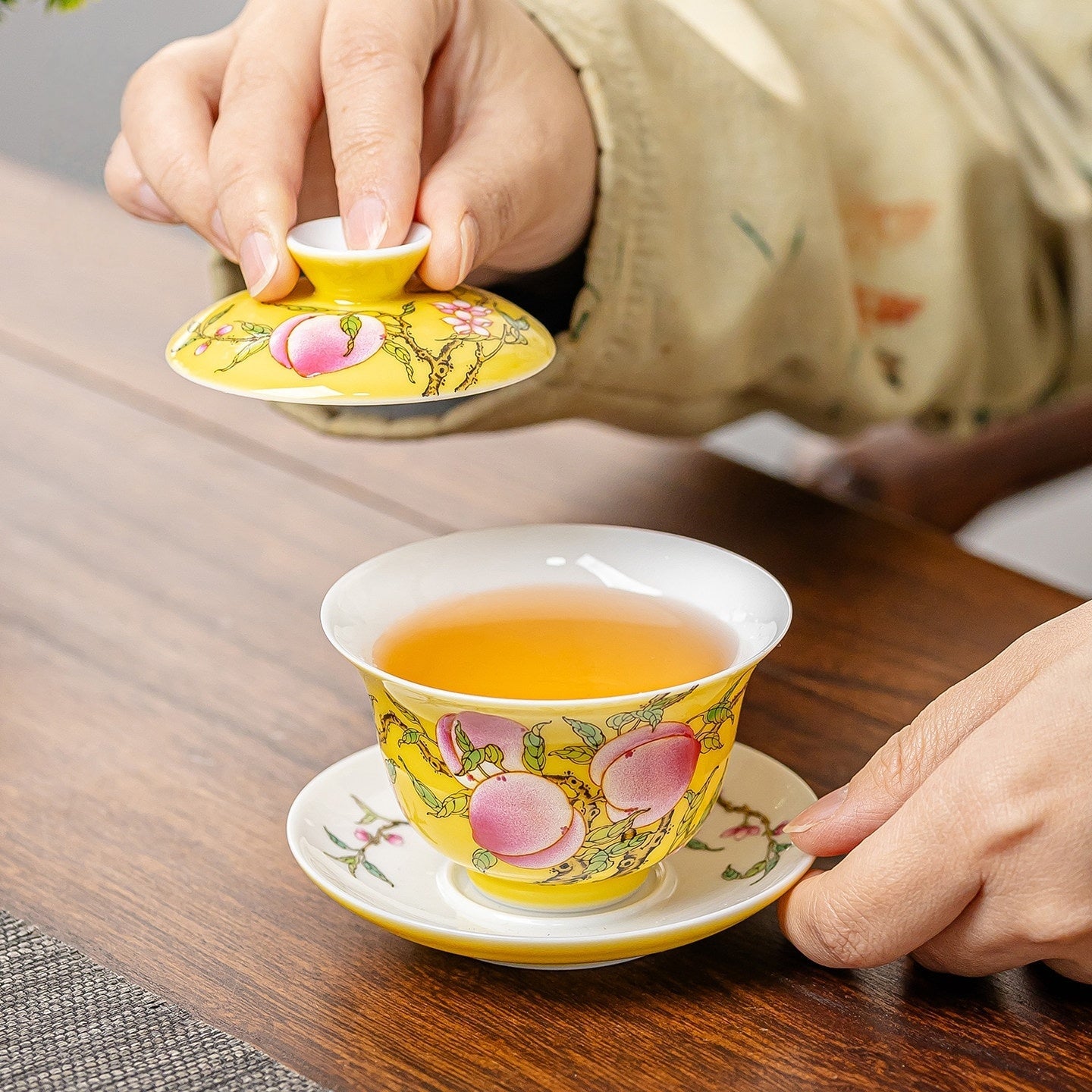 Wu Tao 130cc - Jing De Zhen Porcelain Gaiwan zycschina