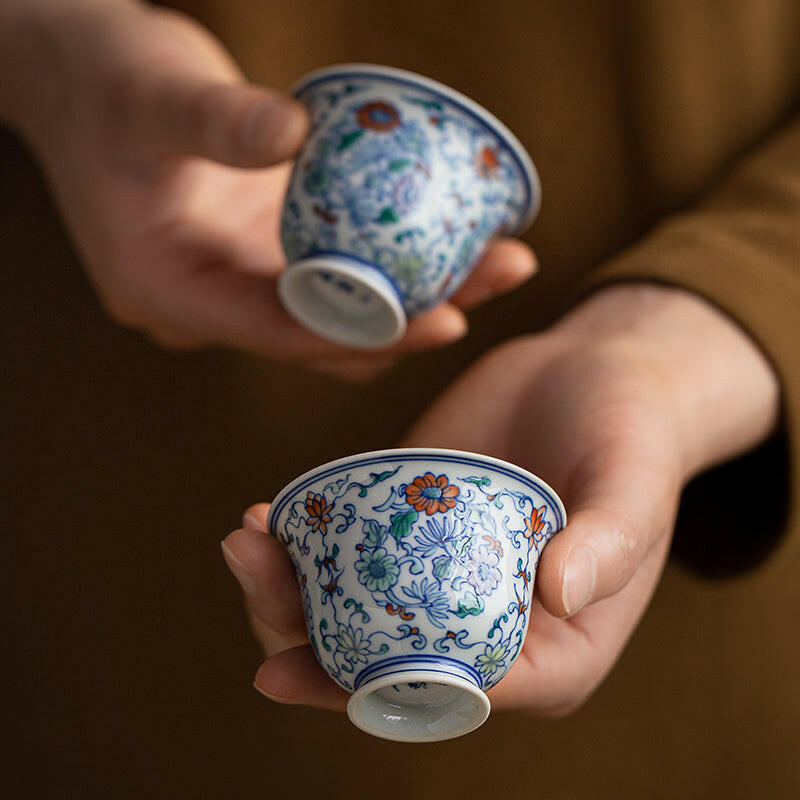 Tuan Ju Wen - Jing De Zhen Porcelain Teacup zycschina