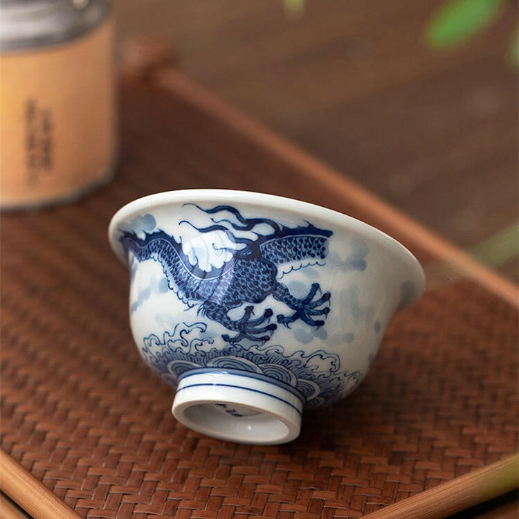 Shui Mo Long - Jing De Zhen Porcelain Teacup zycschina