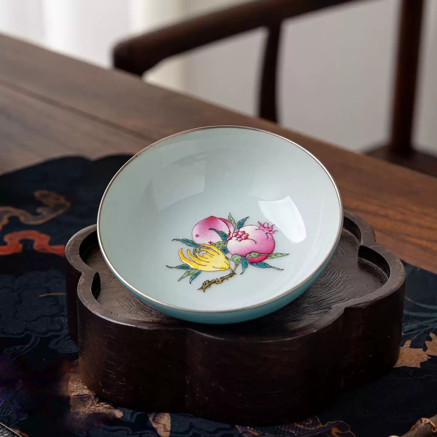 San Duo 180cc - Jing De Zhen Porcelain Gaiwan zycschina