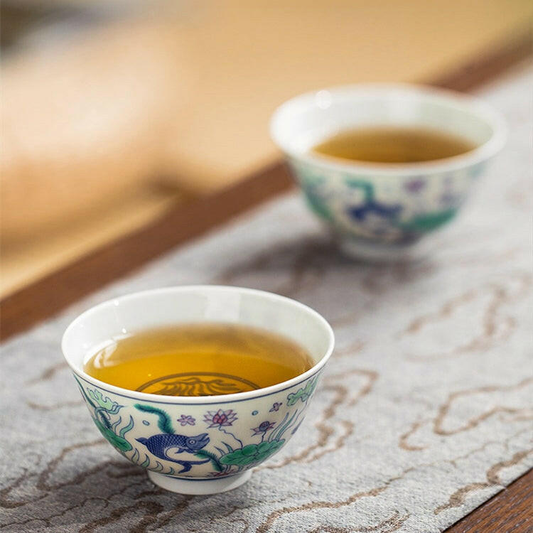 Yu Zao Wen - Jing De Zhen Porcelain Teacup zycschina