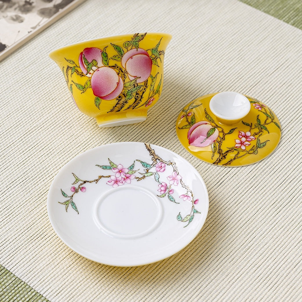 Wu Tao 130cc - Jing De Zhen Porcelain Gaiwan zycschina