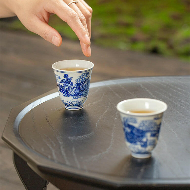 Yun Long Wen/Yun Feng Wen - Jing De Zhen Porcelain Teacup zycschina