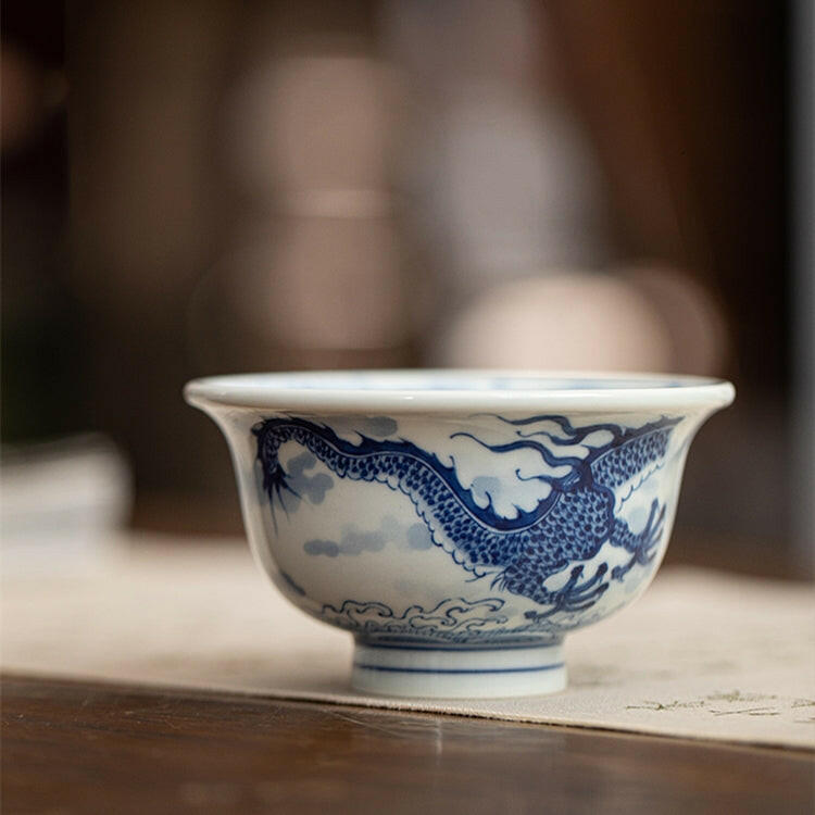 Shui Mo Long - Jing De Zhen Porcelain Teacup zycschina