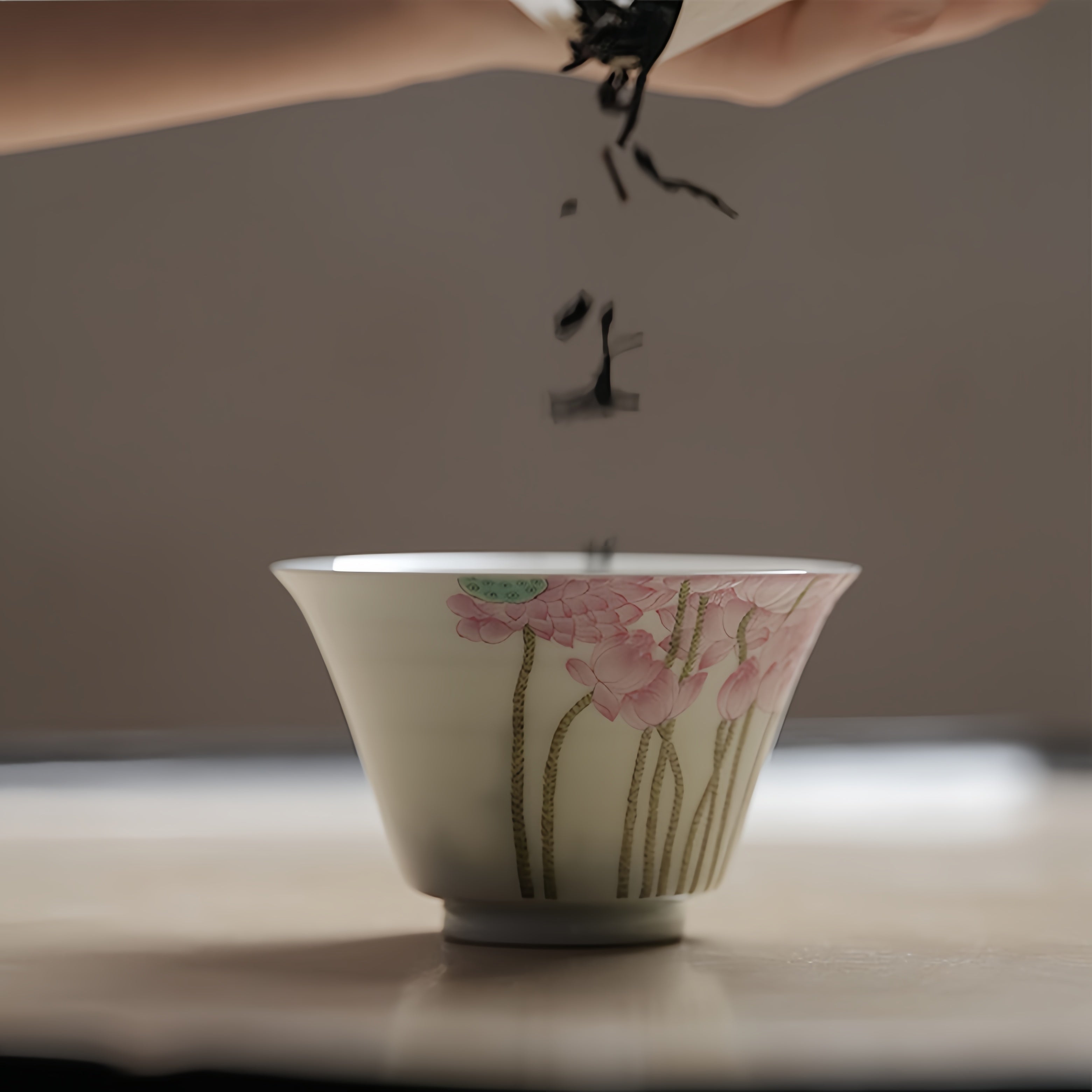 Ji He Lv Fu Qu 150cc - Jing De Zhen Porcelain Gaiwan zycschina