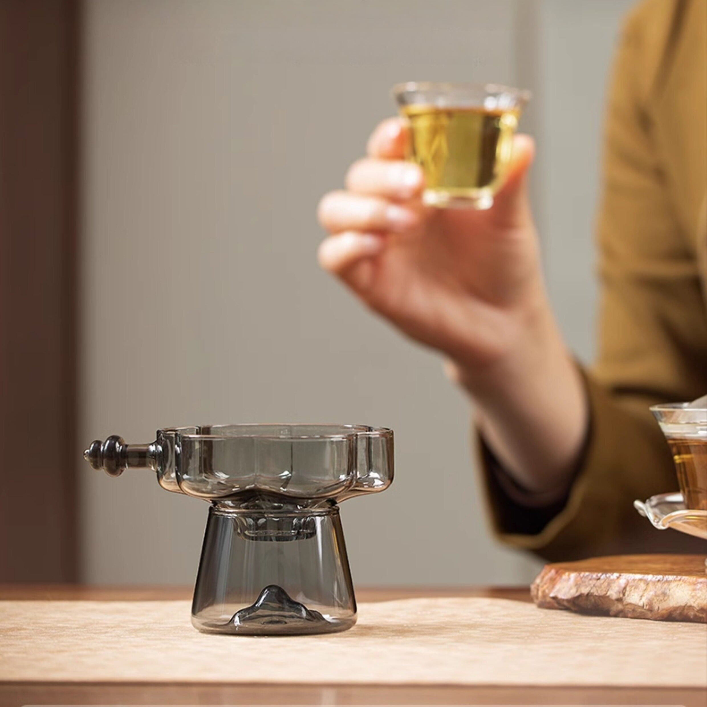 Guan Shan - Glass tea strainer zycschina