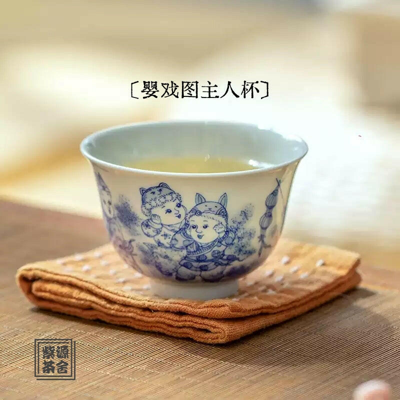Ying Xi Tu - Jing De Zhen Porcelain Teacup zycschina