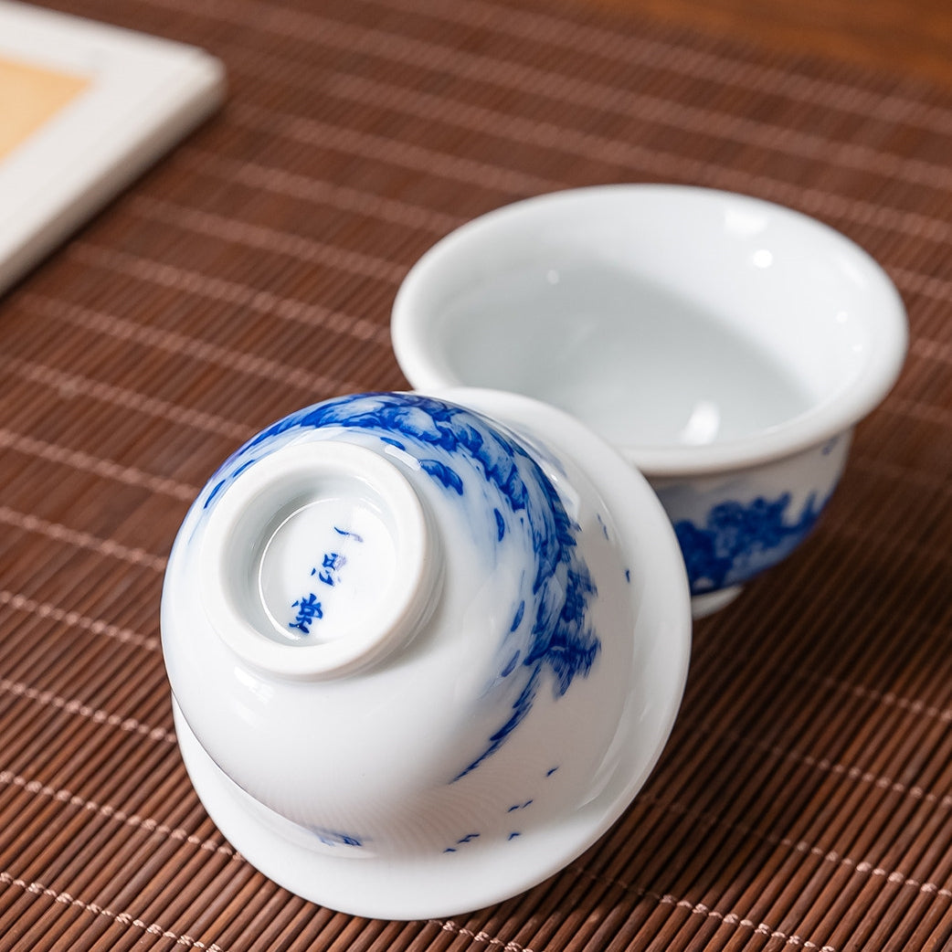 Shan Shui 100cc - Jing De Zhen Porcelain Gaiwan zycschina