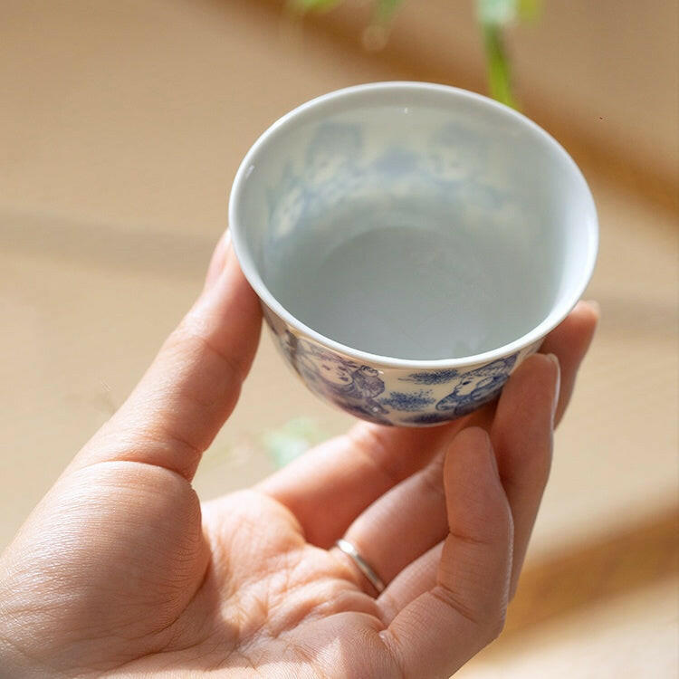 Ying Xi Tu - Jing De Zhen Porcelain Teacup zycschina