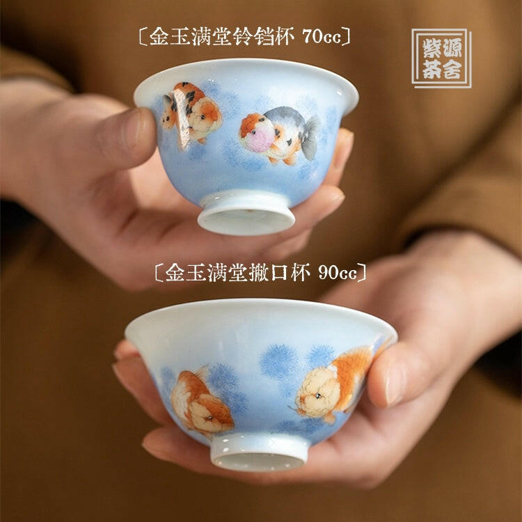 Jin Yu Man Tang - Jing De Zhen Porcelain Teacup zycschina
