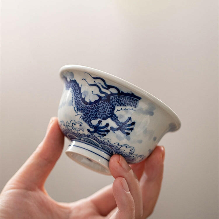 Shui Mo Long - Jing De Zhen Porcelain Teacup zycschina