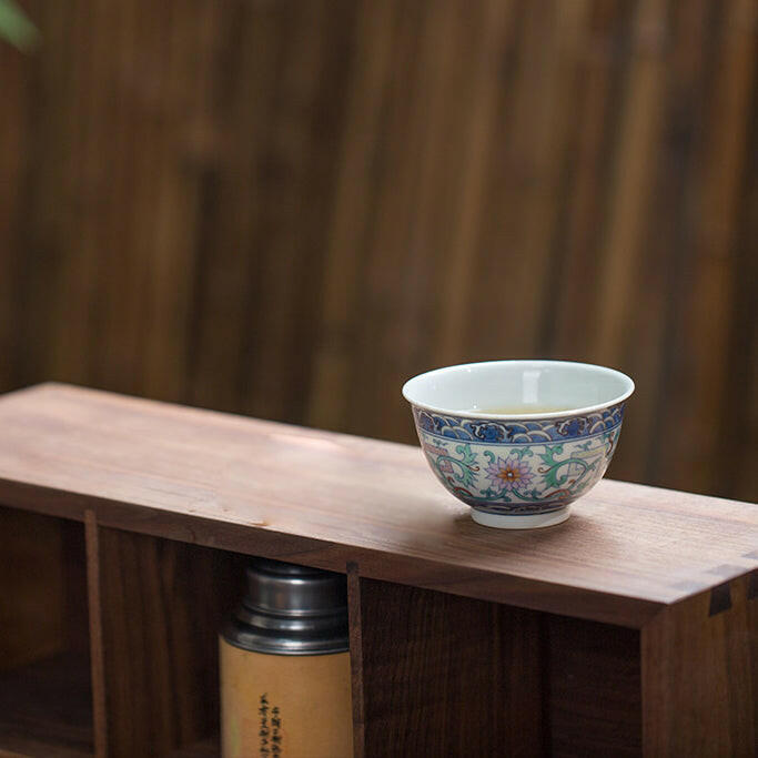 Kui Long Hai Shui - Jing De Zhen Porcelain Teacup zycschina