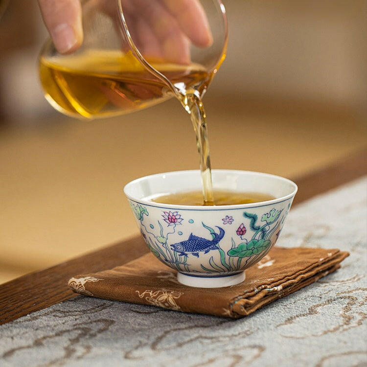 Yu Zao Wen - Jing De Zhen Porcelain Teacup zycschina