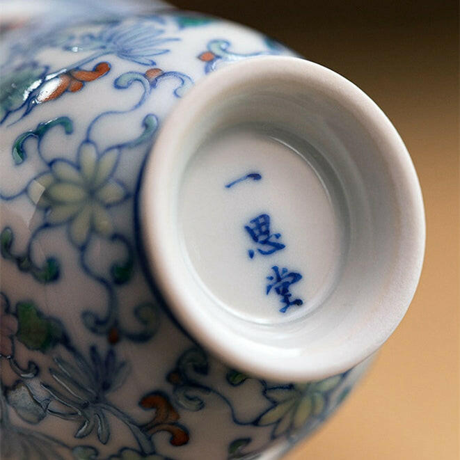 Tuan Ju Wen - Jing De Zhen Porcelain Teacup zycschina