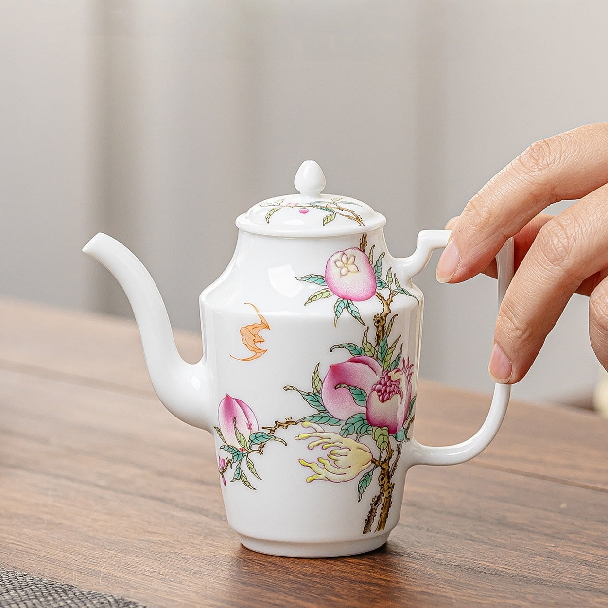 San Duo 170cc - Jing De Zhen Porcelain Teapot zycschina