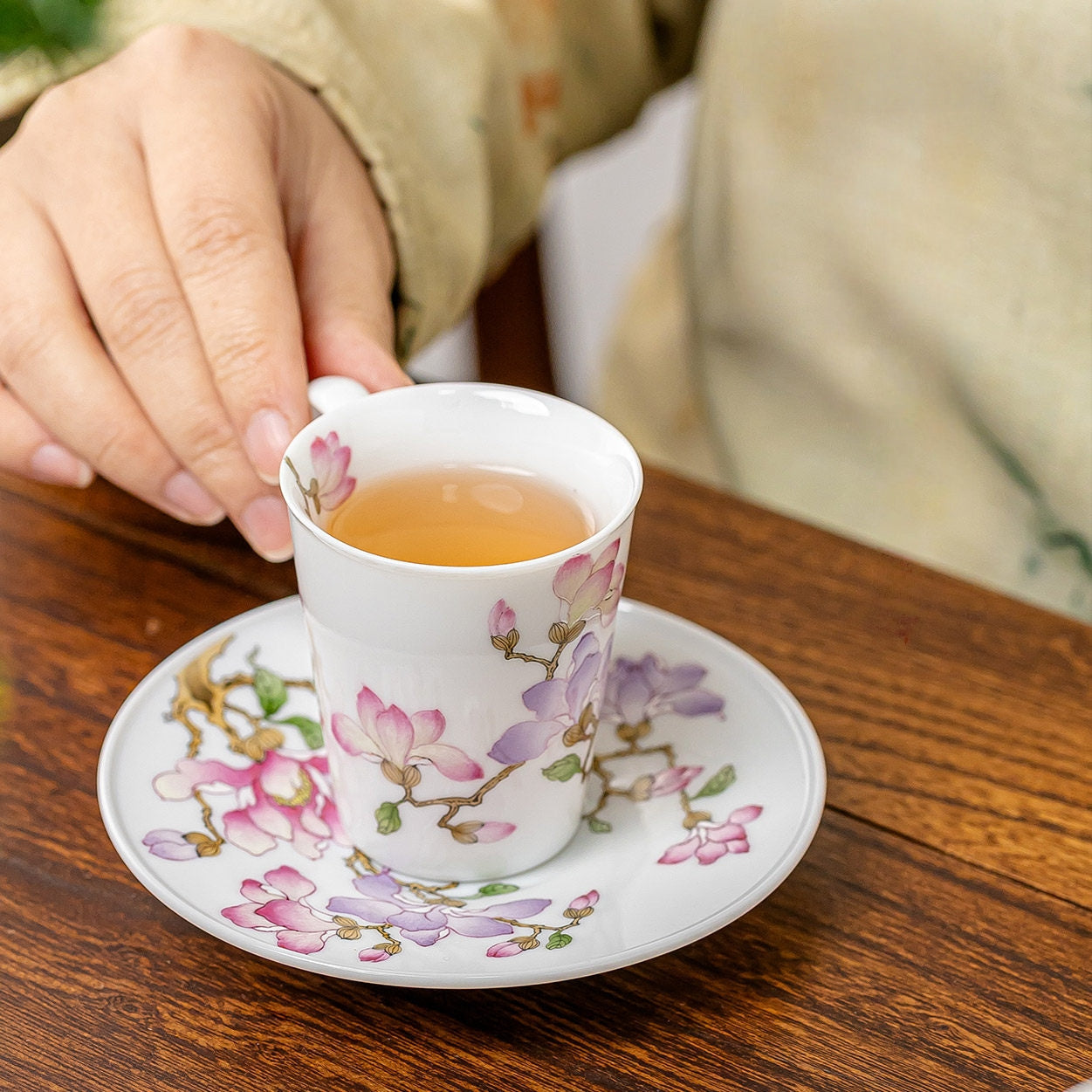 Yu Lan 170cc - Jing De Zhen Porcelain Coffee Cup zycschina
