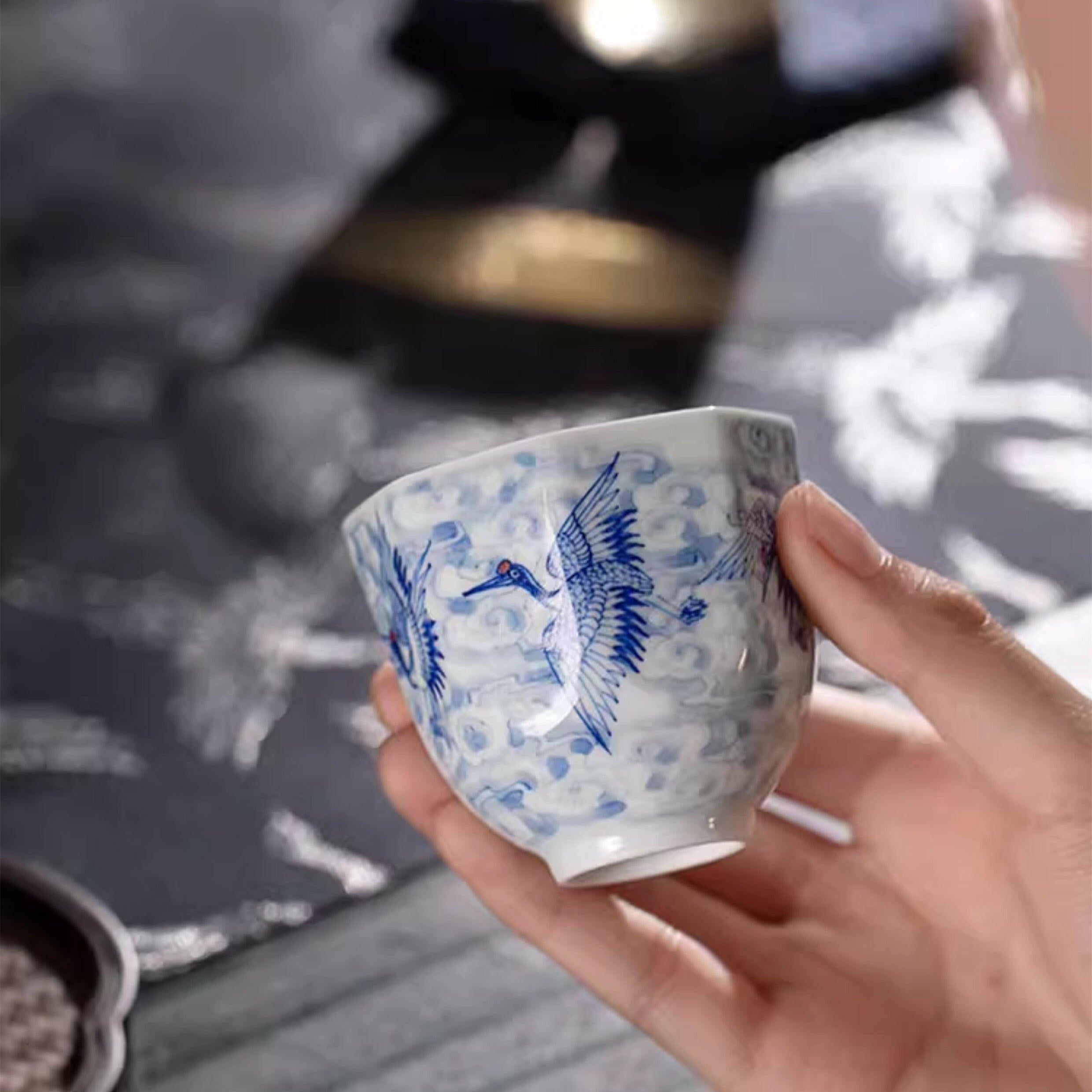 Liu He Tong Chun - Jing De Zhen Porcelain Teacup zycschina