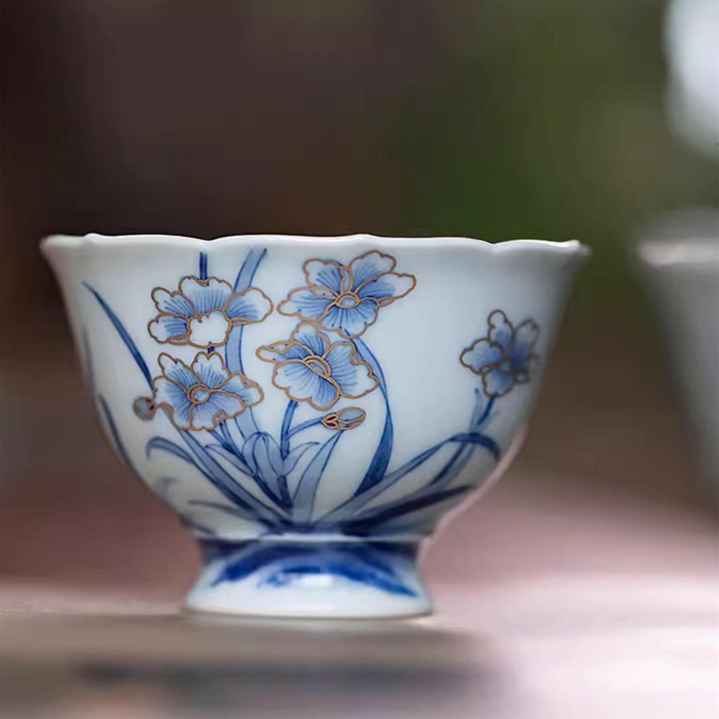 Miao Jin Shui Xian - Jing De Zhen Porcelain Teacup zycschina