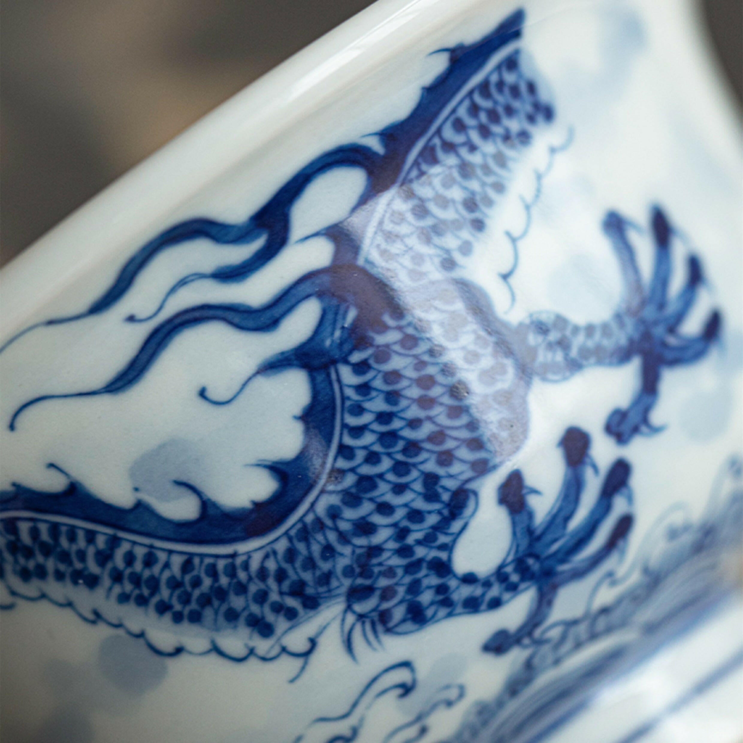 Shui Mo Long - Jing De Zhen Porcelain Teacup zycschina