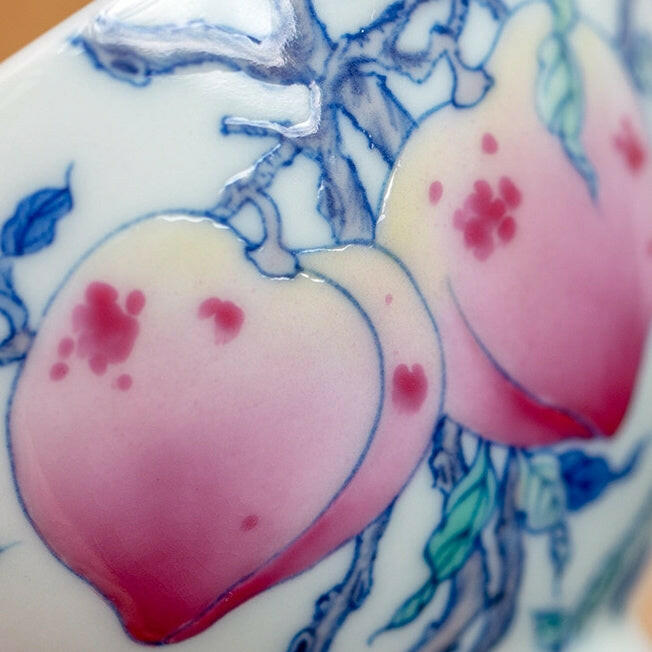 Fu Shou Lian Mian - Jing De Zhen Porcelain Teacup zycschina