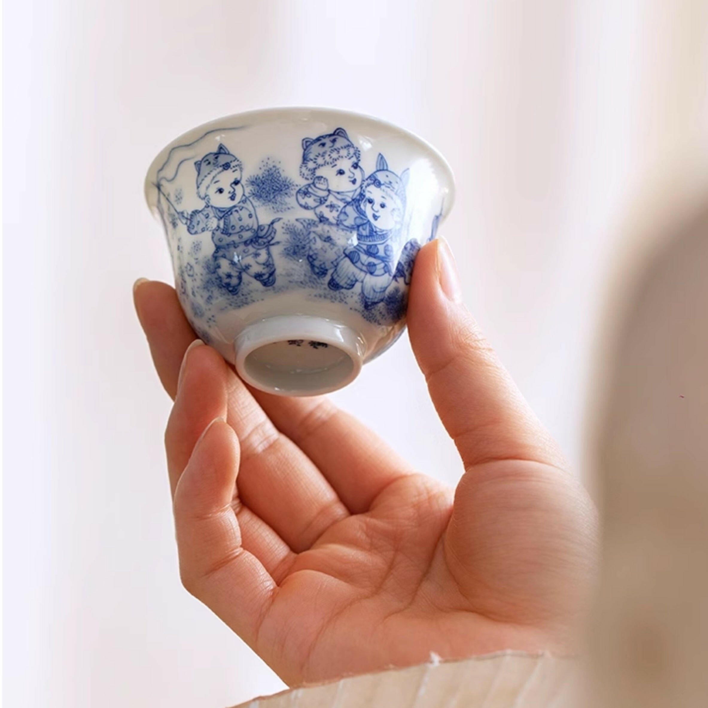 Ying Xi Tu - Jing De Zhen Porcelain Teacup zycschina