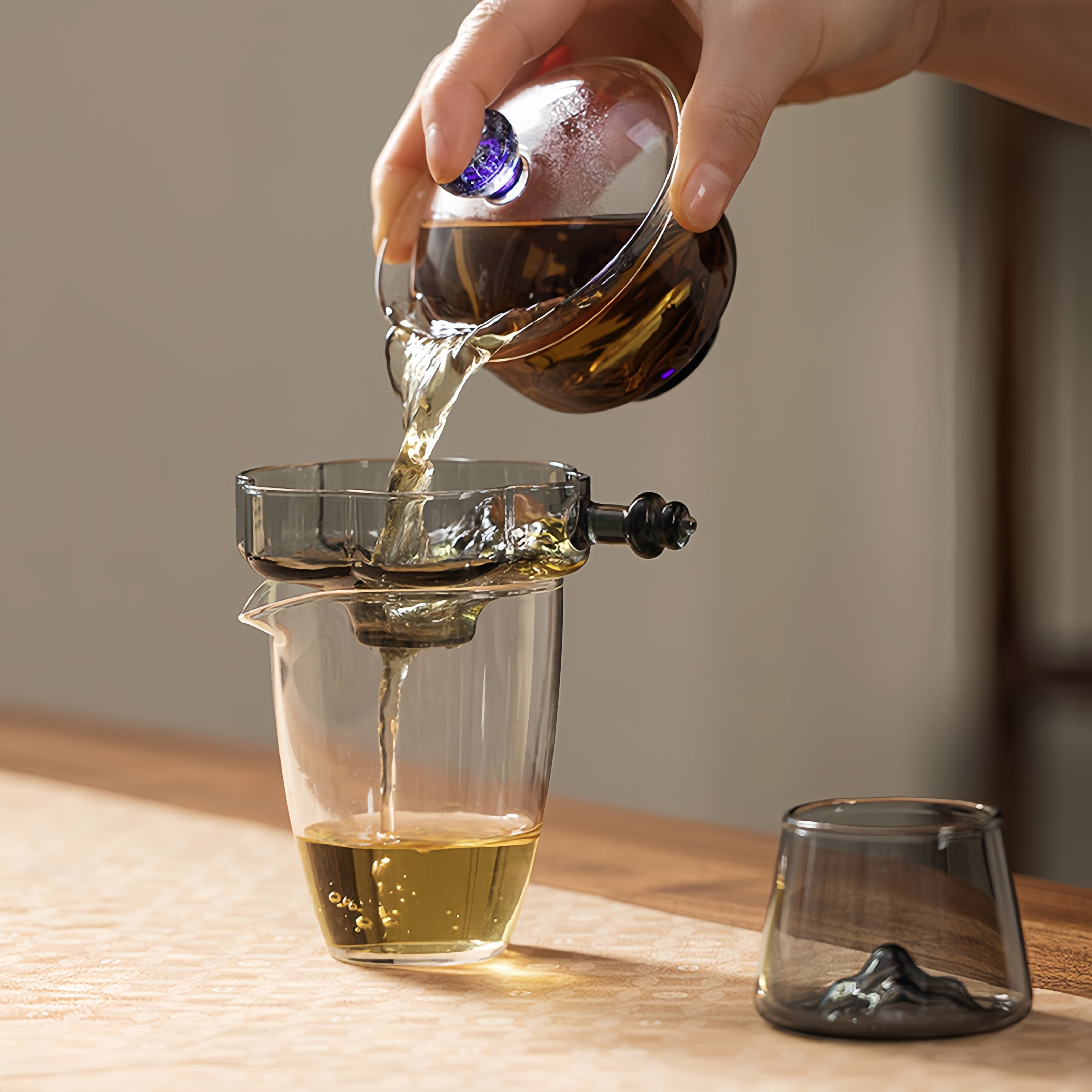 Guan Shan - Glass tea strainer zycschina