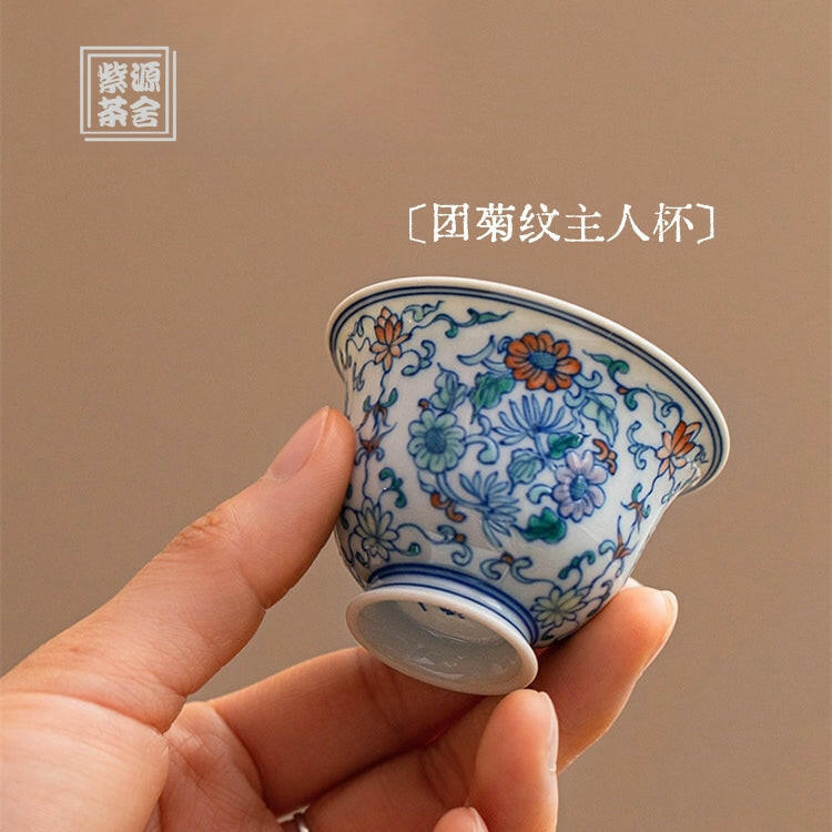 Tuan Ju Wen - Jing De Zhen Porcelain Teacup zycschina