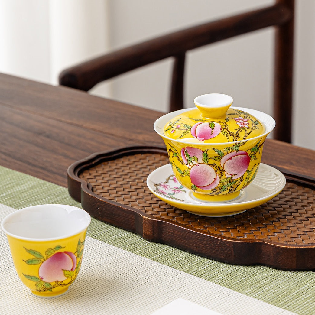 Wu Tao 130cc - Jing De Zhen Porcelain Gaiwan zycschina