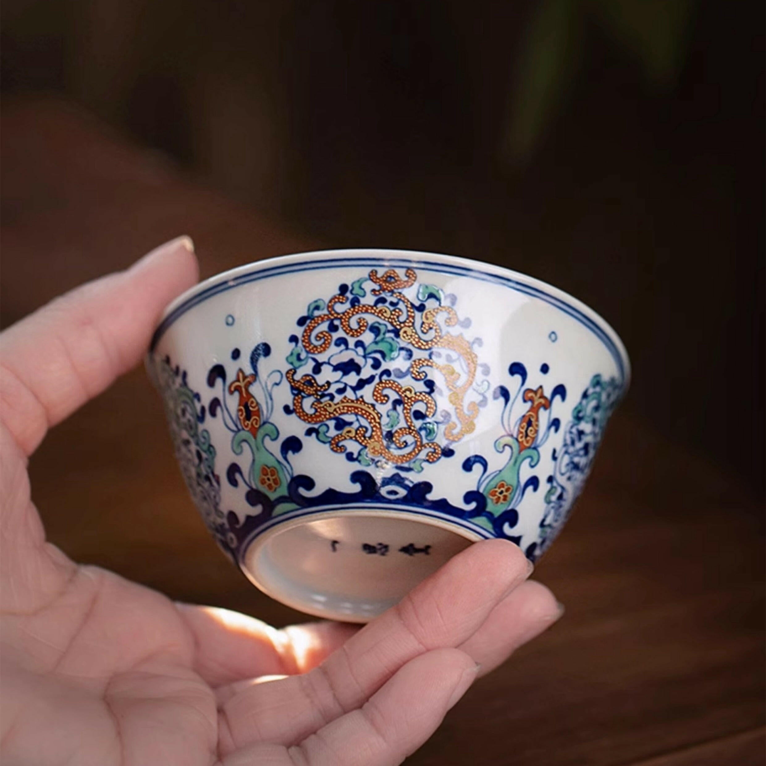 Kui Long Wen - Jing De Zhen Porcelain Teacup zycschina