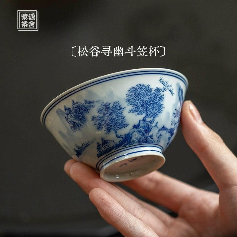 Song Gu Xun You - Jing De Zhen Porcelain Teacup zycschina