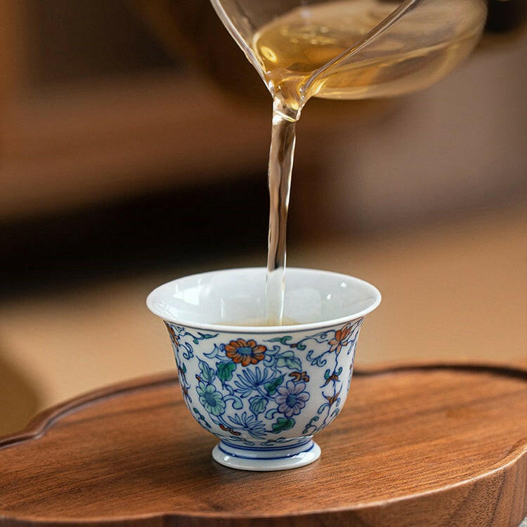 Tuan Ju Wen - Jing De Zhen Porcelain Teacup zycschina