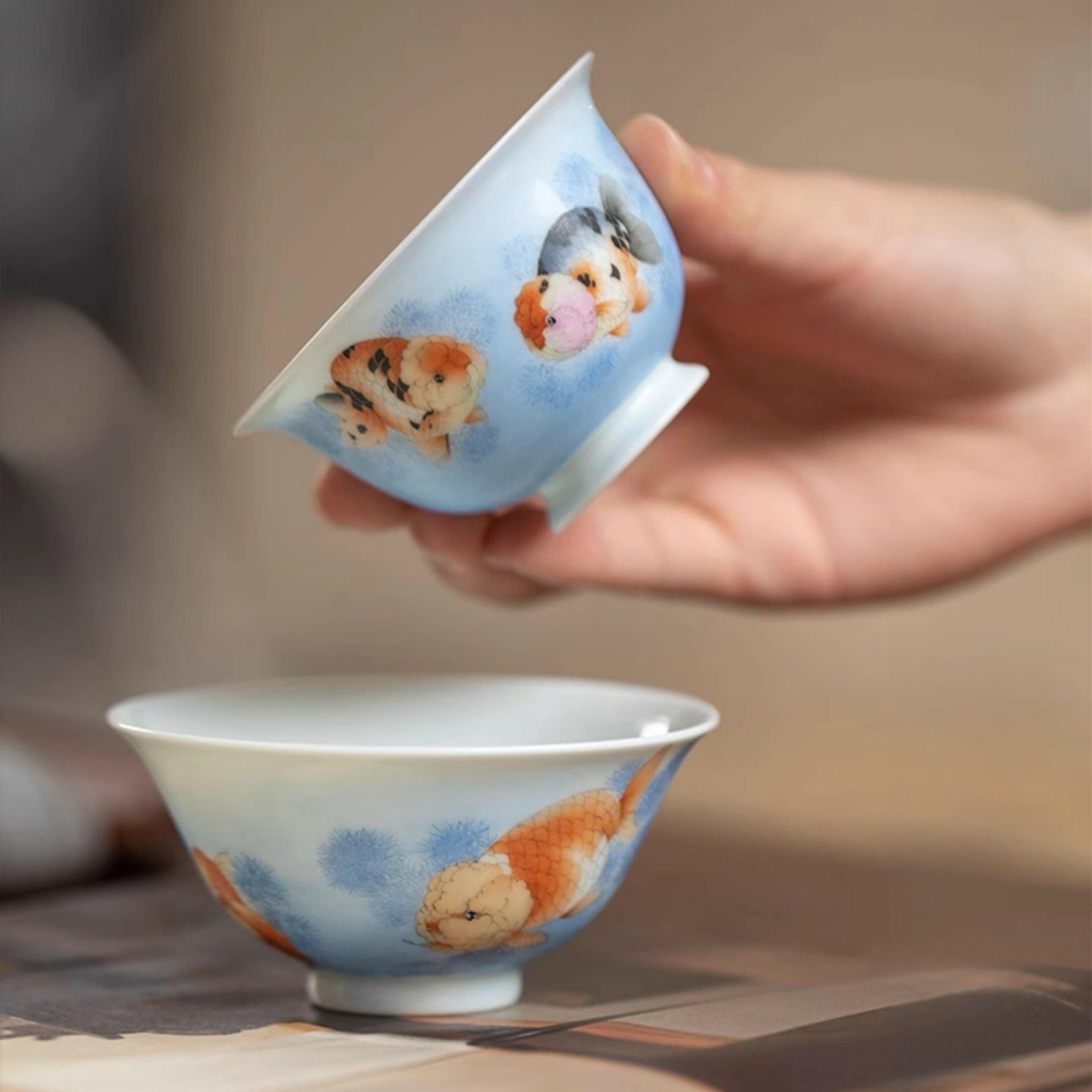 Jin Yu Man Tang - Jing De Zhen Porcelain Teacup zycschina