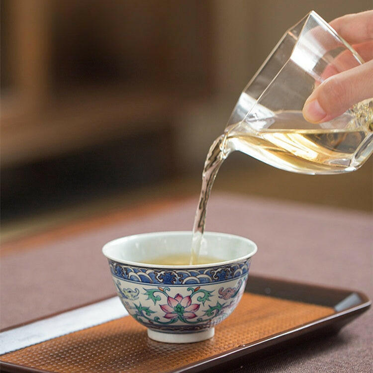 Kui Long Hai Shui - Jing De Zhen Porcelain Teacup zycschina