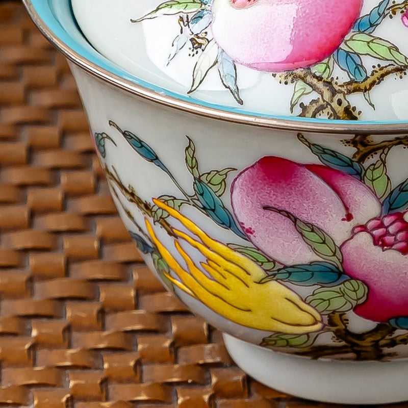 San Duo 180cc - Jing De Zhen Porcelain Gaiwan zycschina