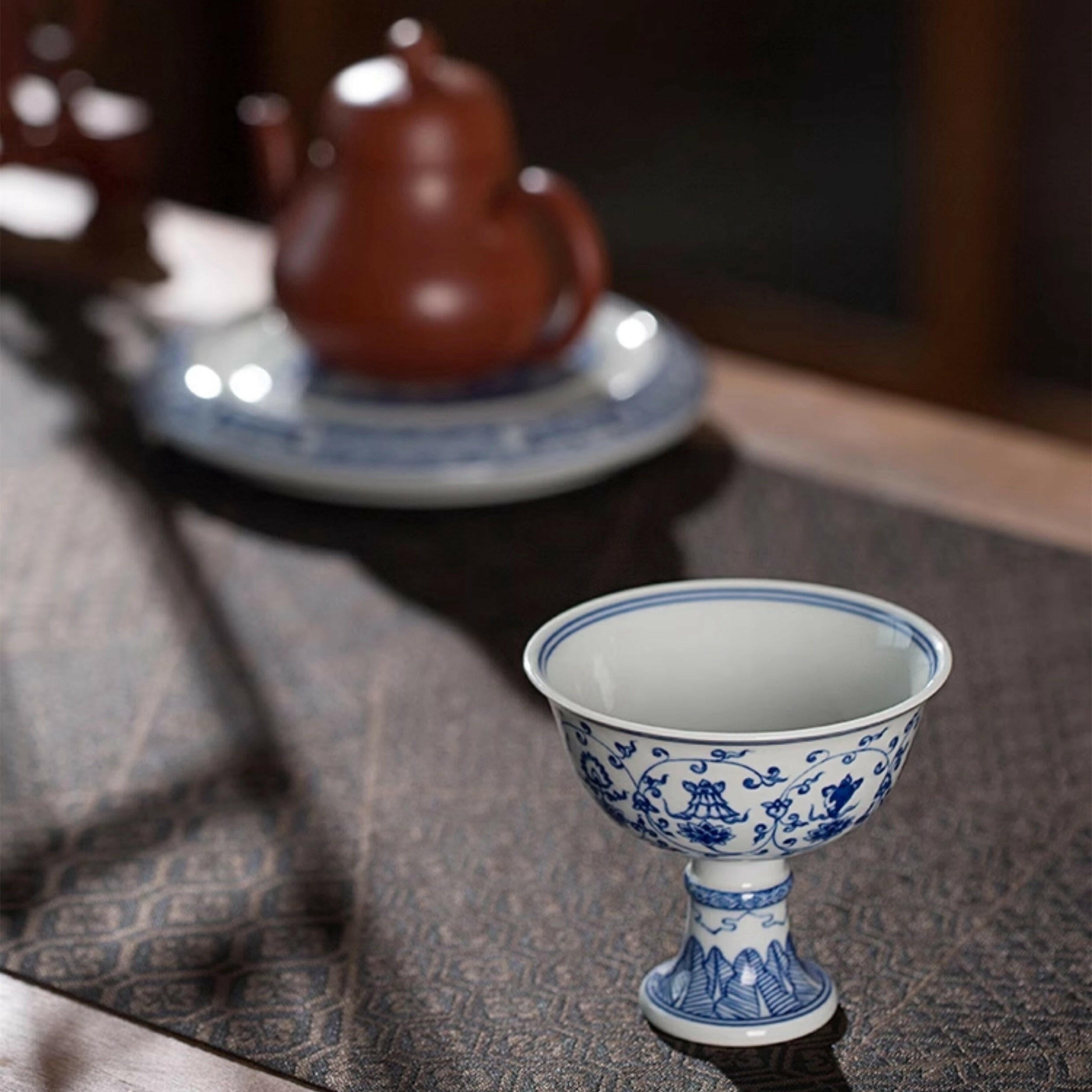 Chan Zhi Ba Bao - Jing De Zhen Porcelain Teacup zycschina