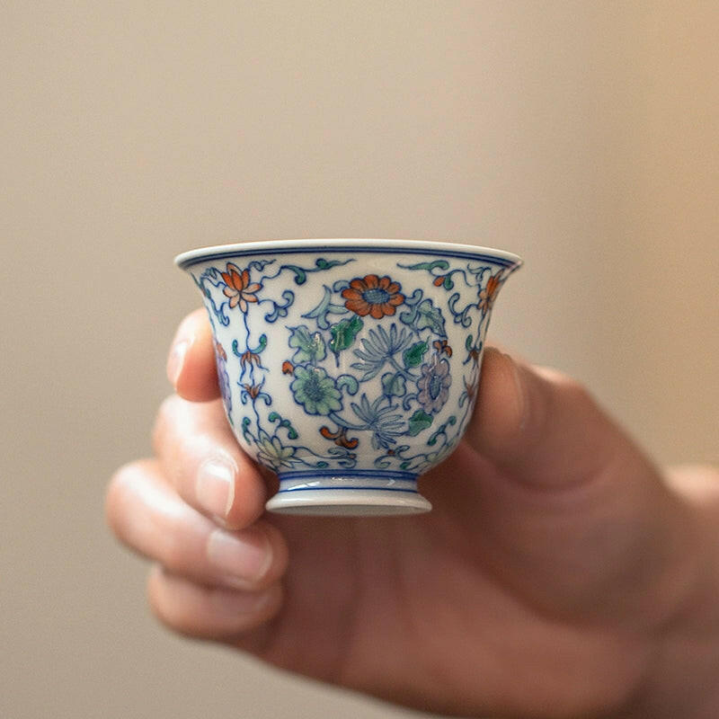 Tuan Ju Wen - Jing De Zhen Porcelain Teacup zycschina