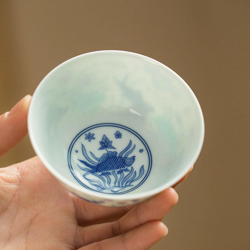 Yu Zao Wen - Jing De Zhen Porcelain Teacup zycschina