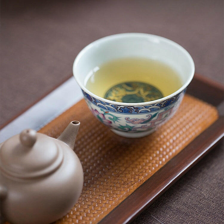 Kui Long Hai Shui - Jing De Zhen Porcelain Teacup zycschina