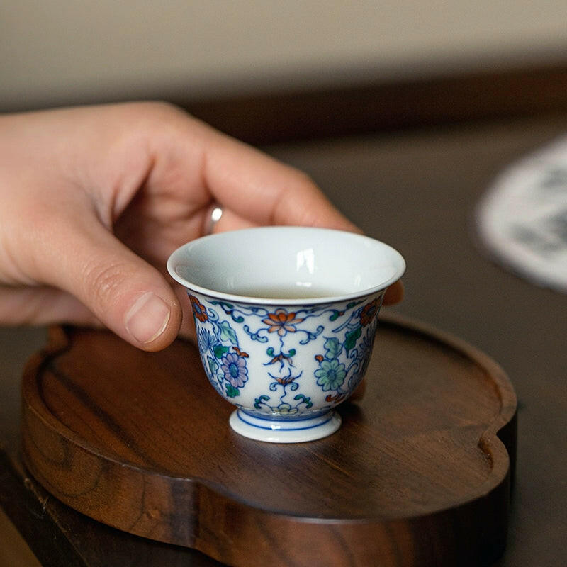 Tuan Ju Wen - Jing De Zhen Porcelain Teacup zycschina