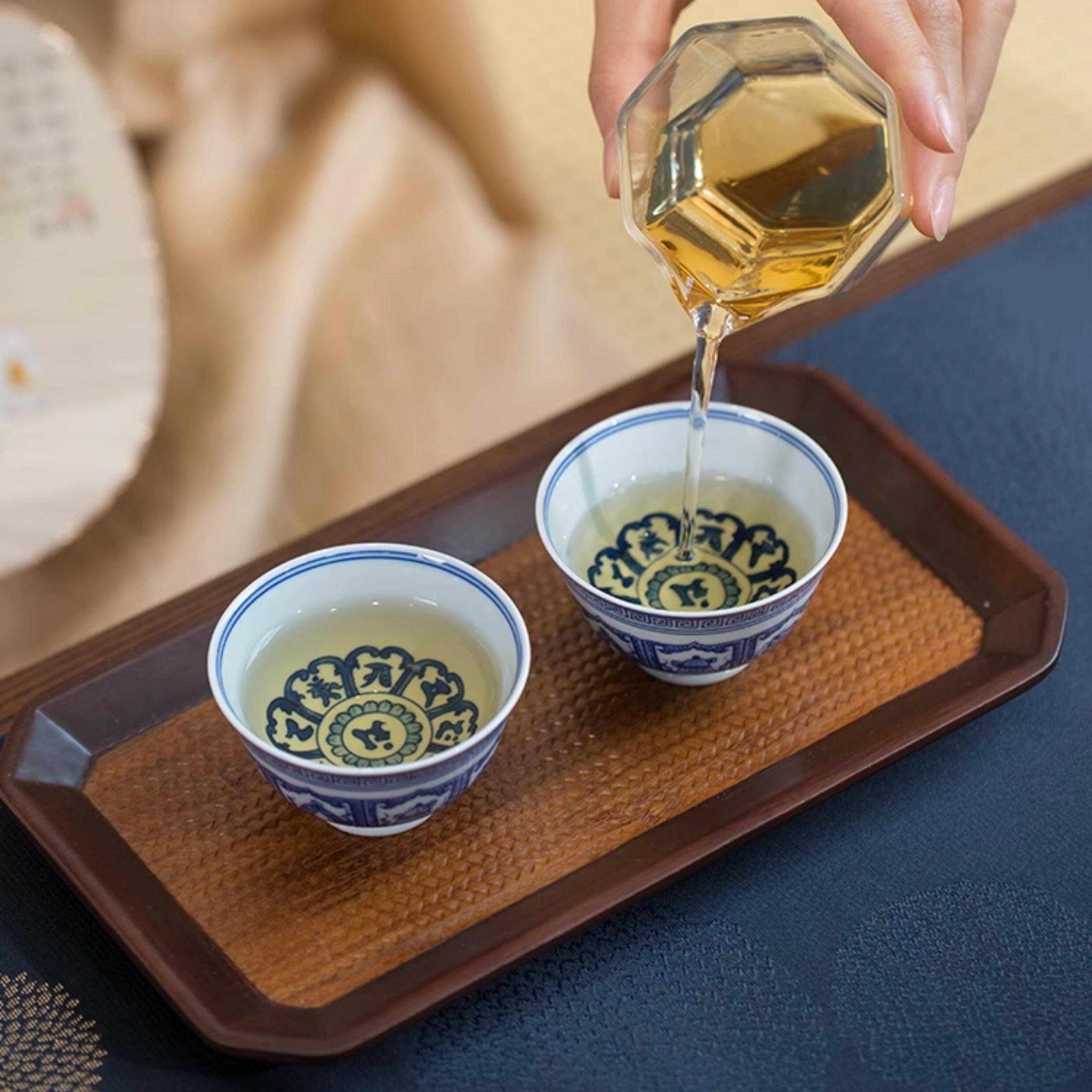 Ji Xiang Ba Bao - Jing De Zhen Porcelain Teacup zycschina