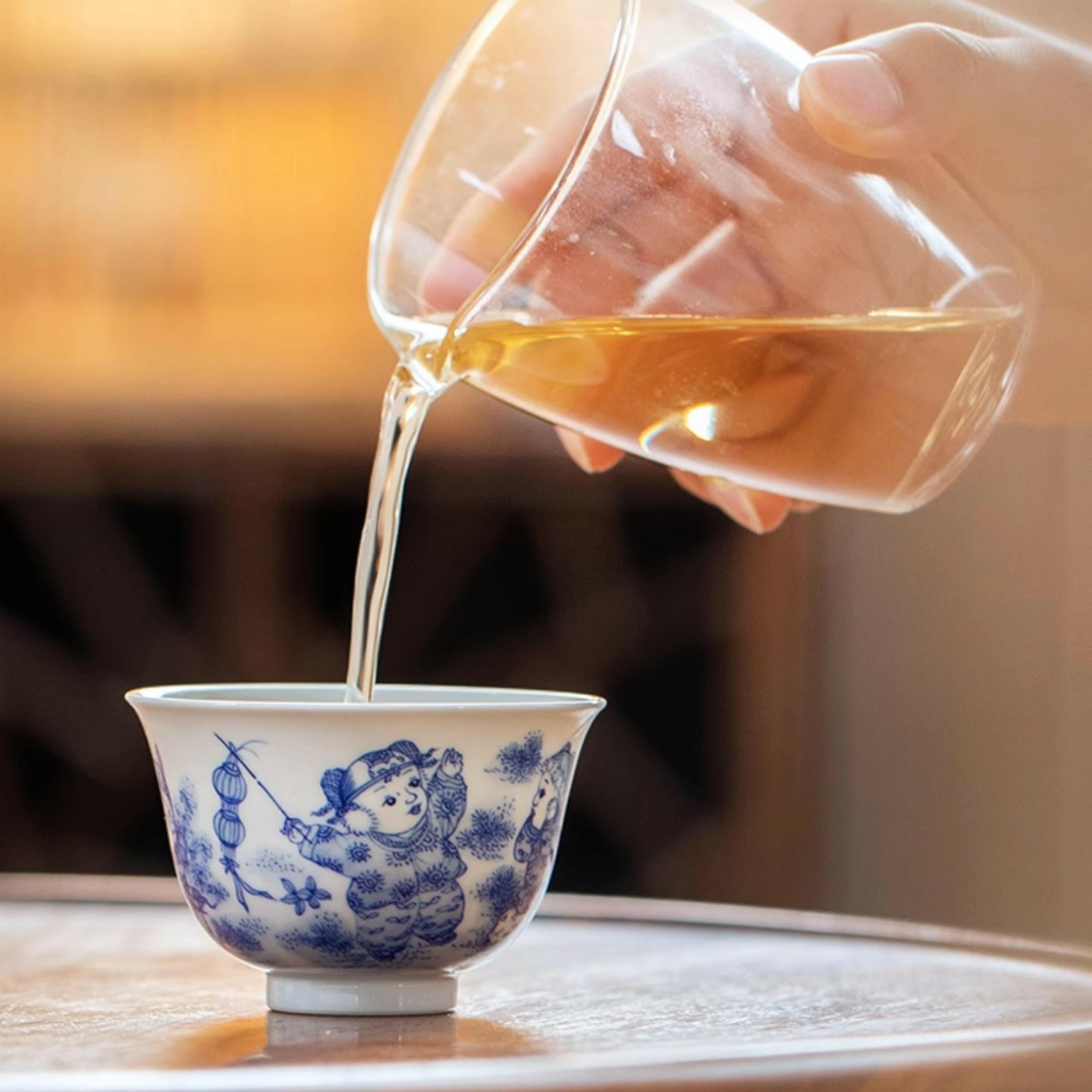 Ying Xi Tu - Jing De Zhen Porcelain Teacup zycschina