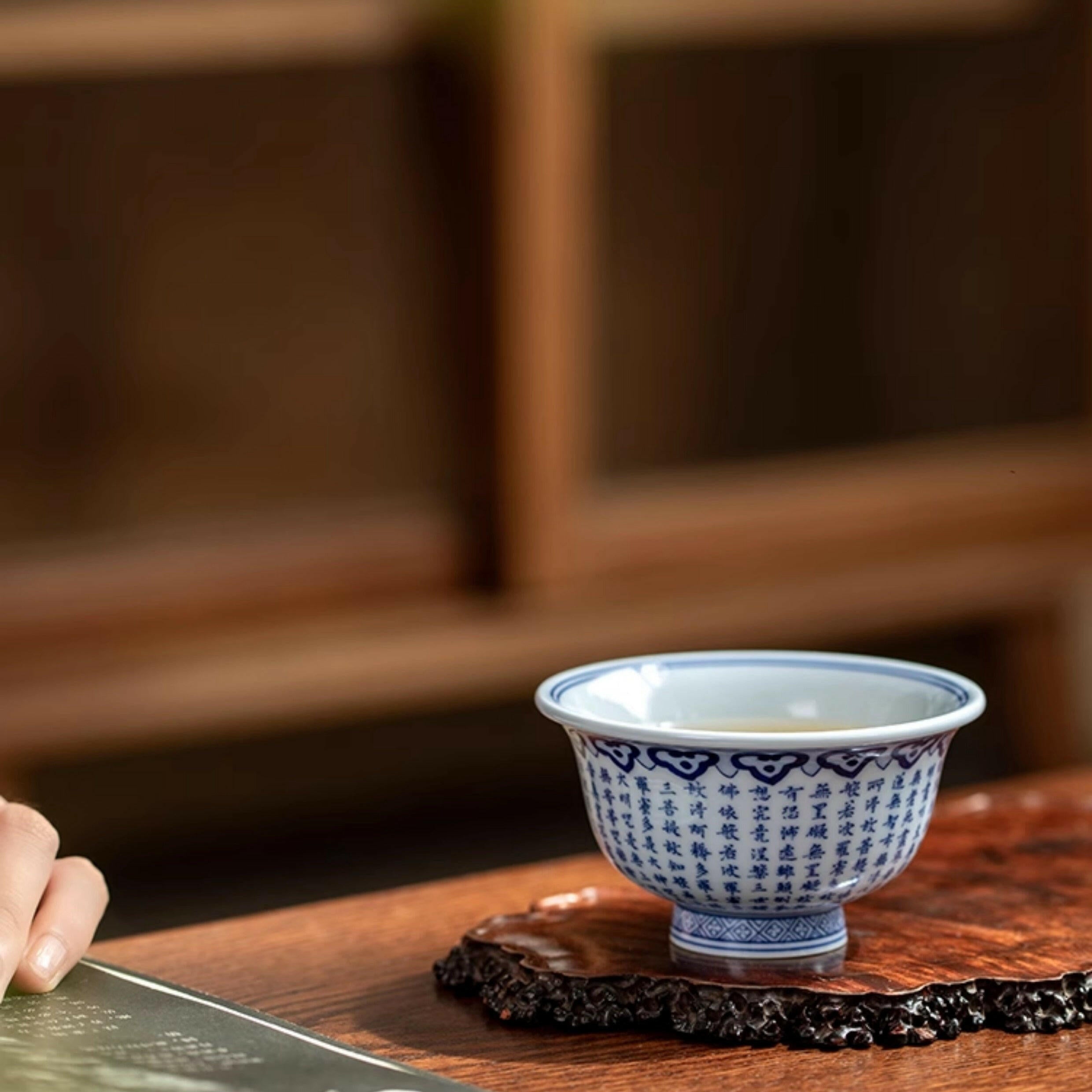 Ban Ruo Bo Luo Mi Duo - Jing De Zhen Porcelain Teacup zycschina