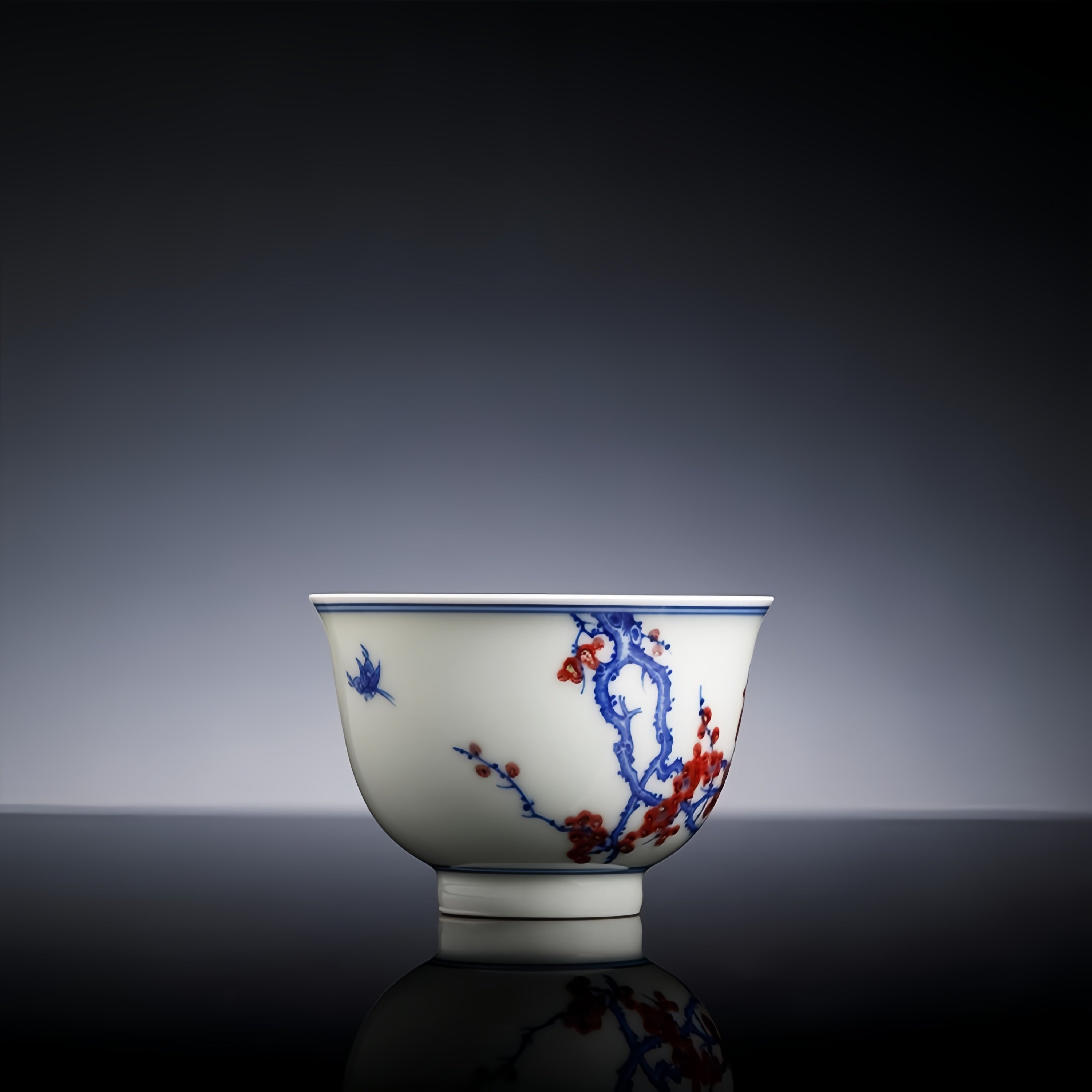 Xi Shang Mei Shao 80cc - Jing De Zhen Porcelain Teacup.