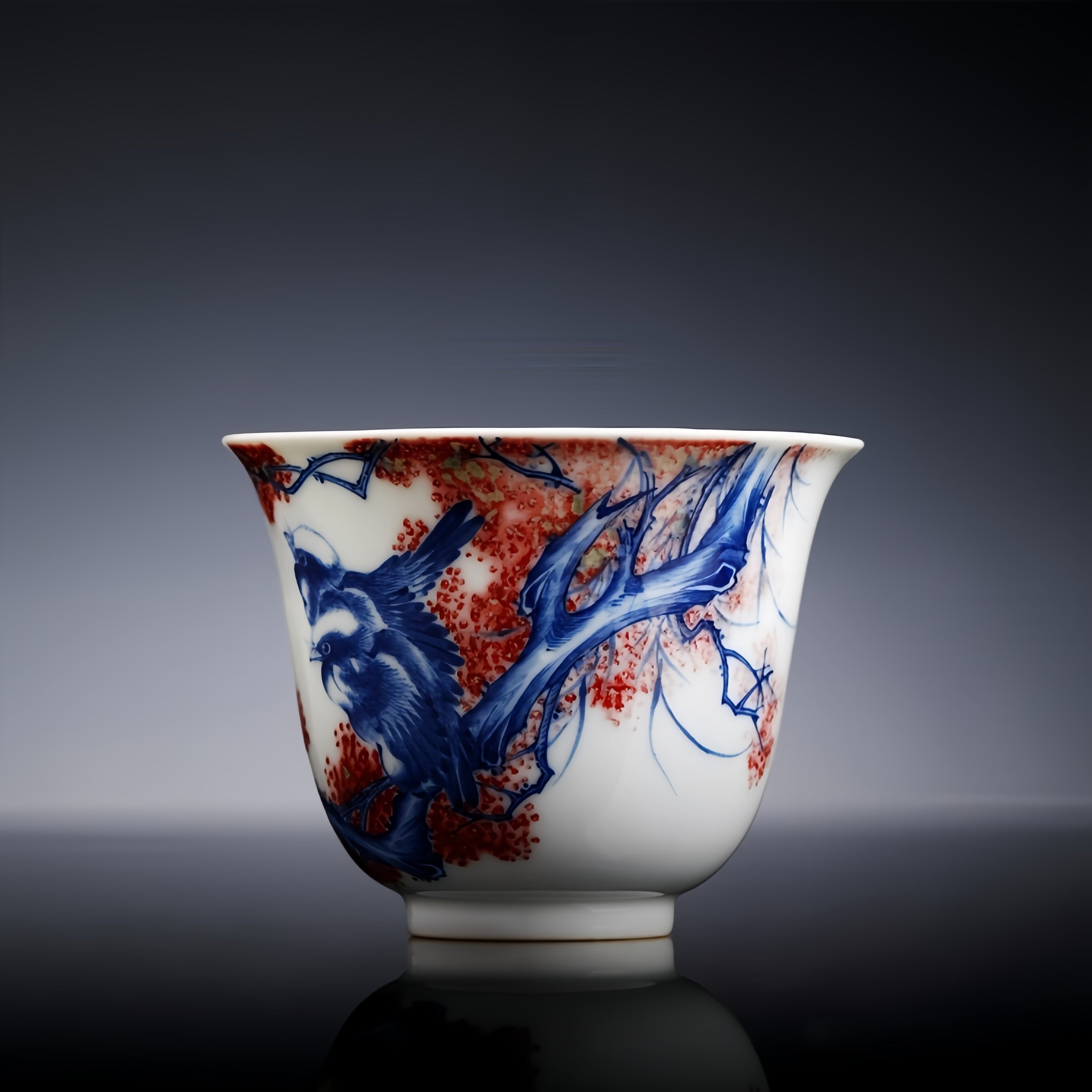 Xie Shou Bai Tou 75cc - Jing De Zhen Porcelain Teacup.