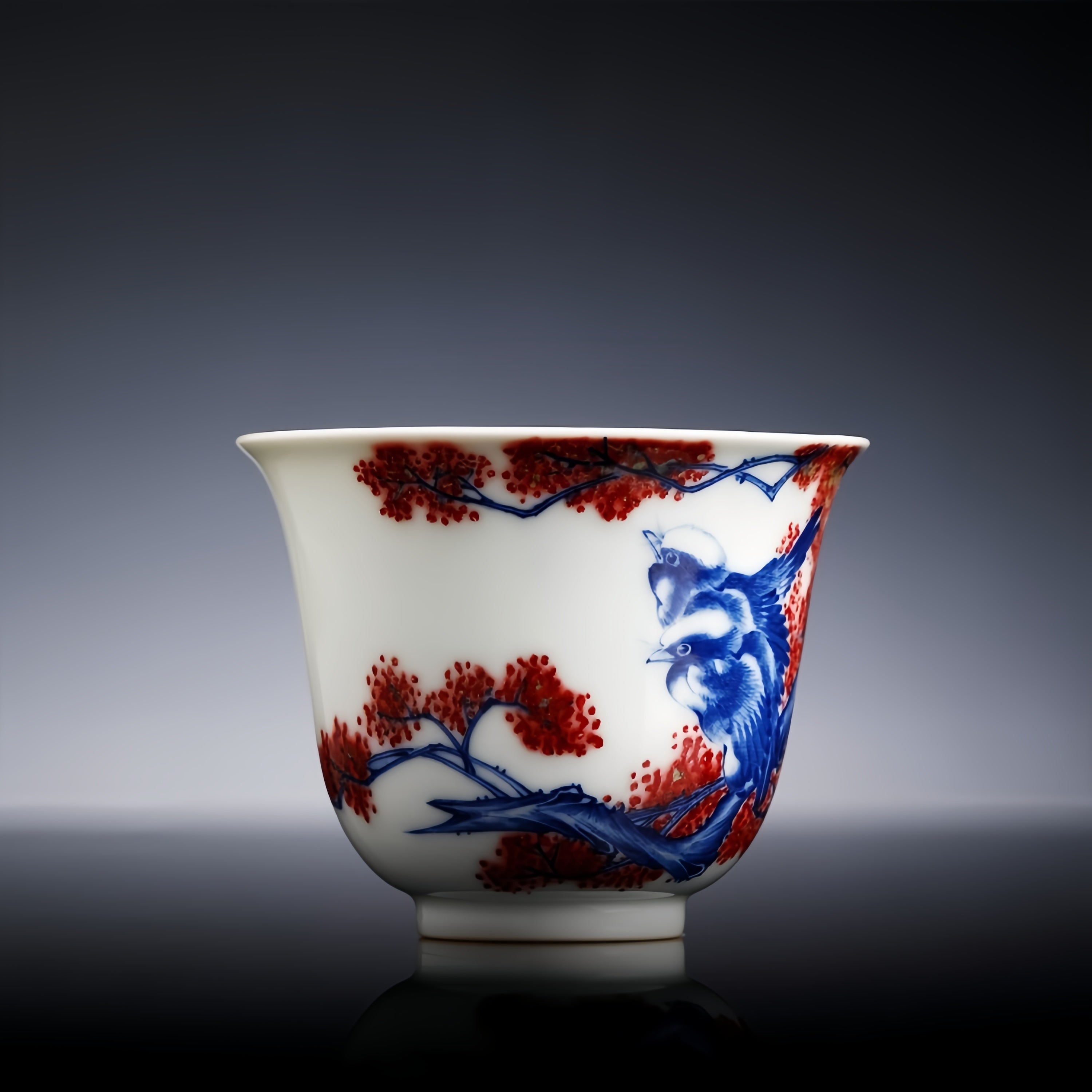 Xie Shou Bai Tou 75cc - Jing De Zhen Porcelain Teacup.