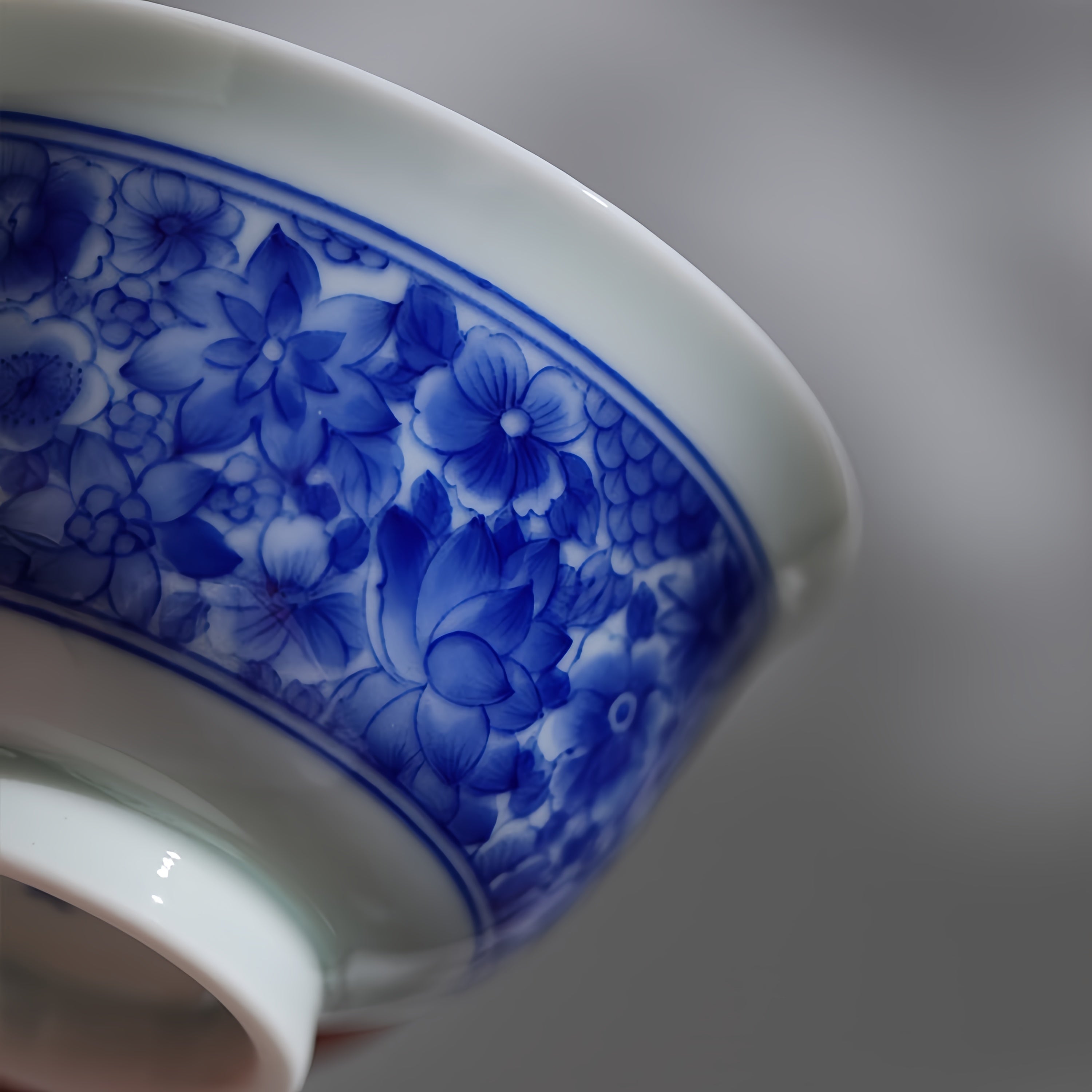 Wan Hua 90cc - Jing De Zhen Porcelain Teacup.