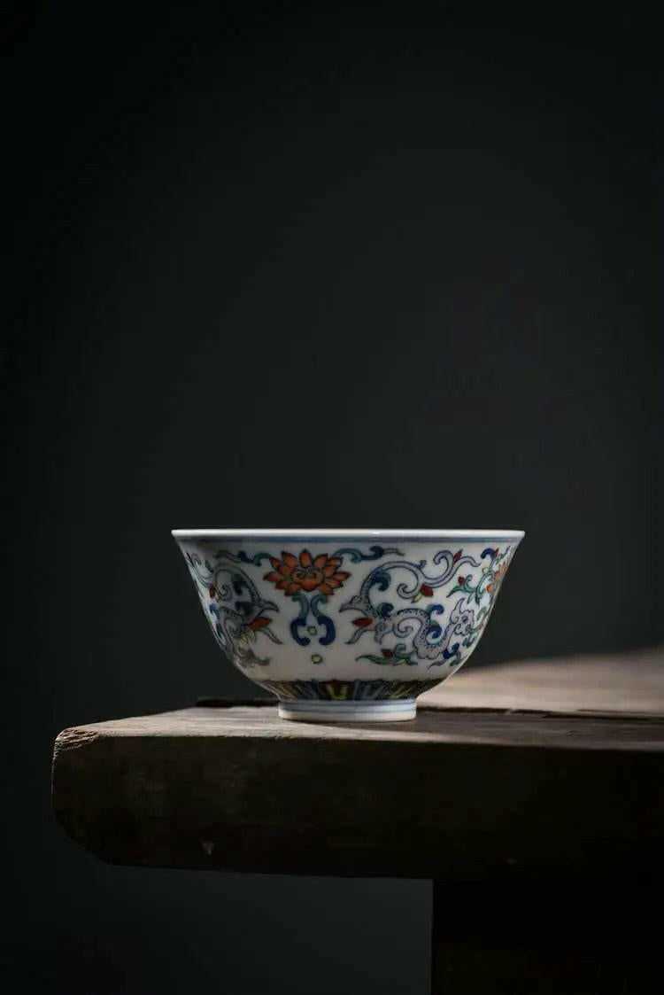 Chan Zhi Chi Long - Jing De Zhen Porcelain Teacup zycschina