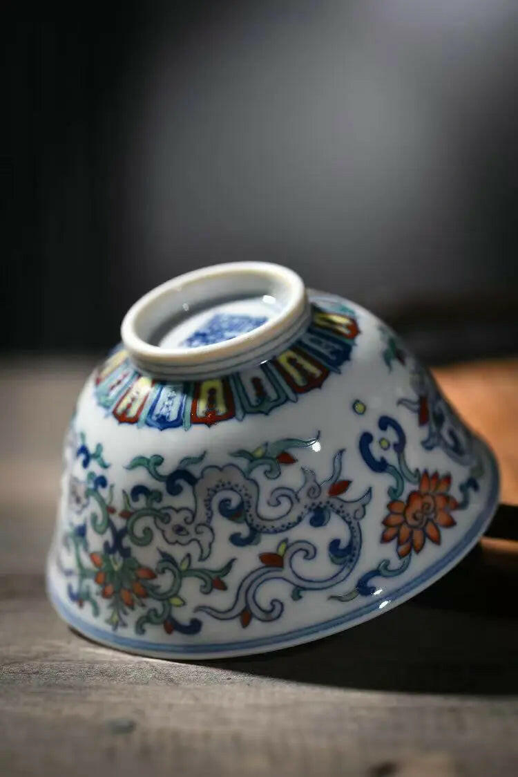 Chan Zhi Chi Long - Jing De Zhen Porcelain Teacup zycschina