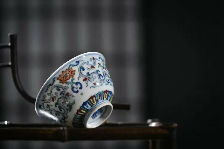 Chan Zhi Chi Long - Jing De Zhen Porcelain Teacup zycschina